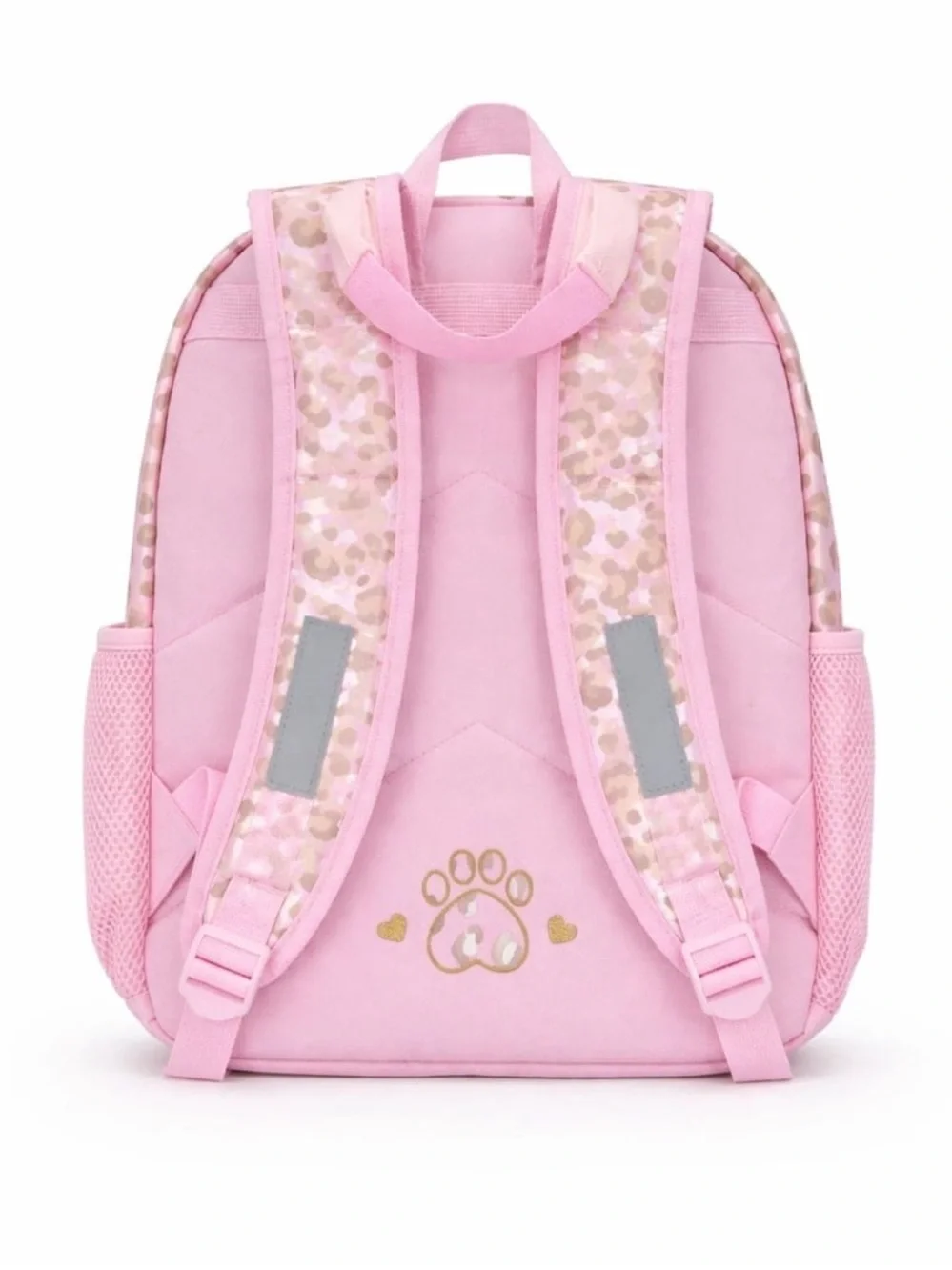 Pink Cat Kids Backpack & Lunch Bag Set - Cute Glitter Ears W